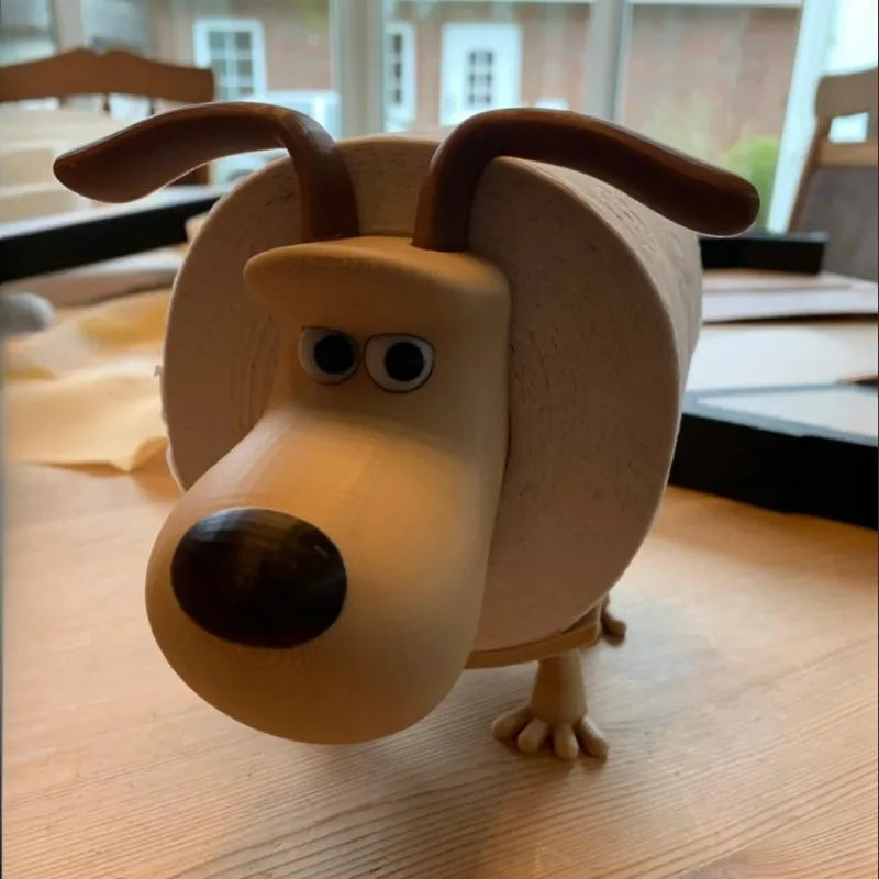 Puppy Toilet Paper Holder Cute Bathroom Storage Decor