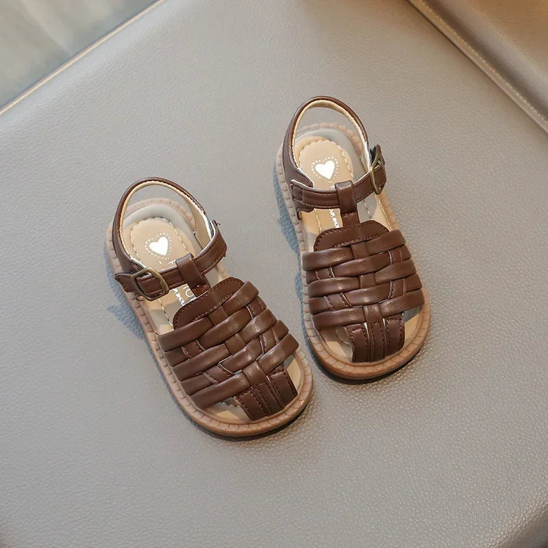 Kids Braided Summer Sandals Casual Beach Shoes