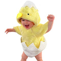 Baby Chick Hatching Romper Cute Easter Hoodie Outfit for Babies