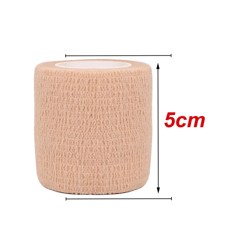 Self Adhesive Elastic Sports Wrap Tape Colorful 4.8m Knee Finger Ankle Support Bandage