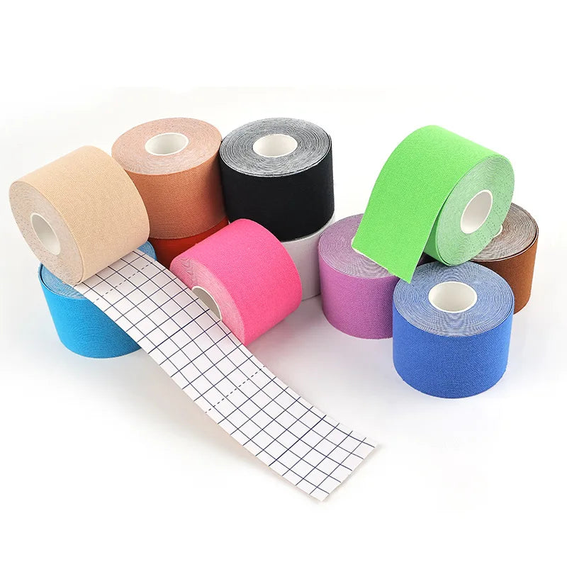 Elastic Kinesiology Sports Tape Muscle Support Waterproof Breathable Pain Relief Athletic Tape