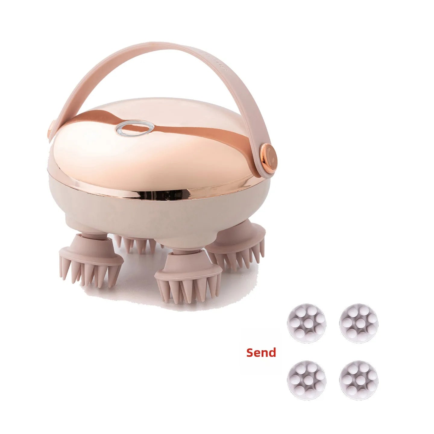 Rechargeable Scalp Massager Waterproof Head and Body Stress Relief