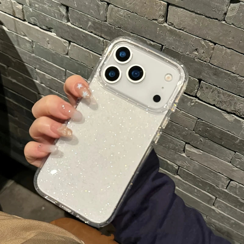 Bling Glitter Transparent Fashion iPhone Case