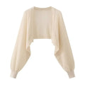 Women Ice Silk Knit Cardigan Sun Protection Lightweight Summer Outer Top