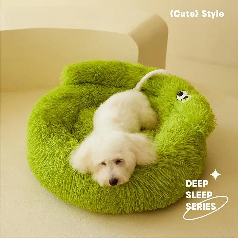 Warm Plush Cat Bed Soft Sleeping Nest for Cats and Dogs