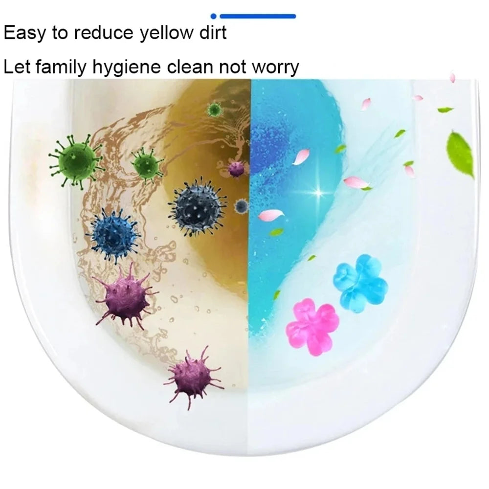 Flower Aroma Toilet Cleaning Gel Deodorant Cleaner