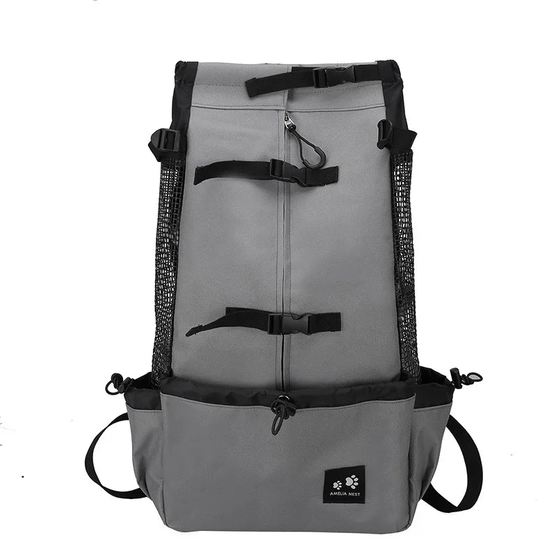 Breathable Dog Carrier Backpack Strong Nylon Pet Travel Backpack