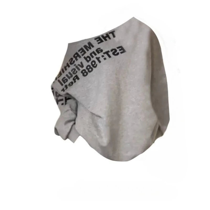 Off Shoulder Oversized T Shirt for Women