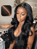 99J Burgundy Body Wave Wig – Long Red Wavy Lace Front Wig 250% Density