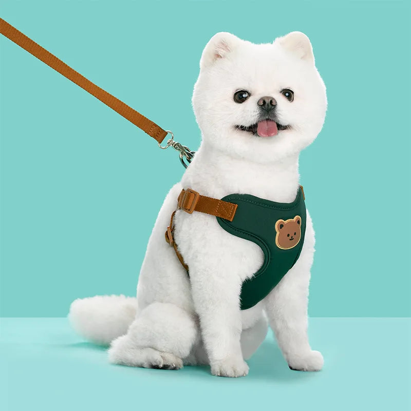 Breathable Dog Harness Leash Set for Small Medium Dogs and Cats
