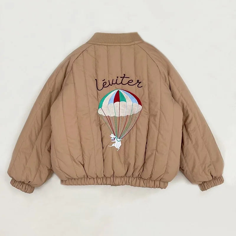 Kids Warm Thickened Cotton Jacket Winter Coat for Girls & Boys 1–6 Years