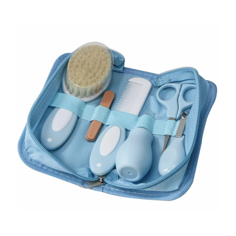 Baby Care Kit with Nasal Aspirator Nail Clippers Comb Brush