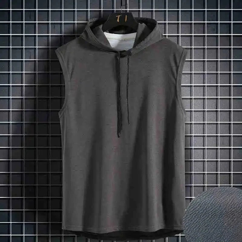 Men Cotton O-Neck Solid T Shirt Casual Stretch Summer Streetwear Tee