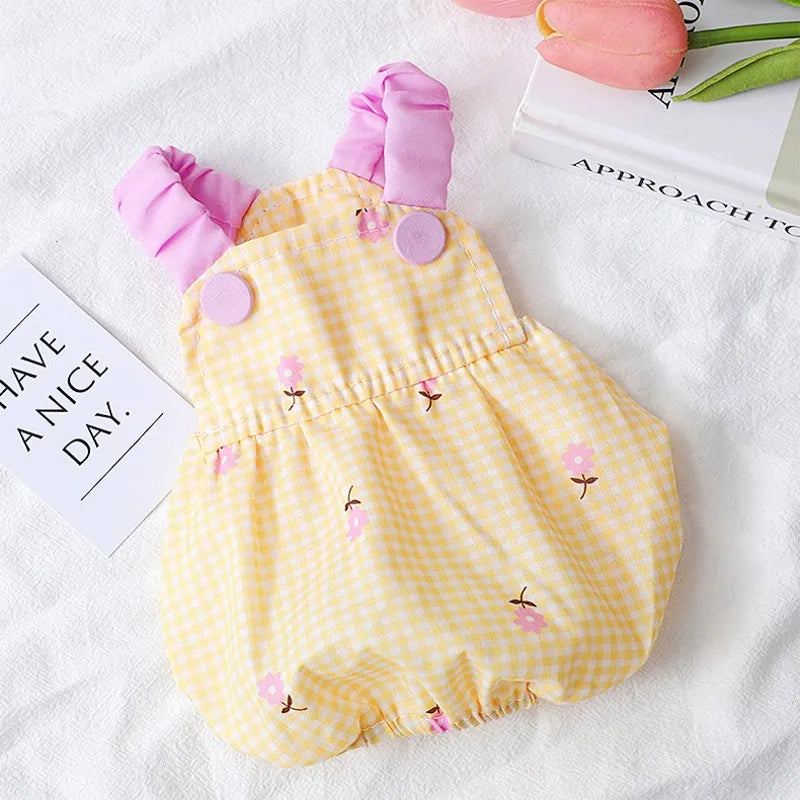 Cute Polka Dot Pet Dress Summer Puppy Skirt for Small Dogs and Cats