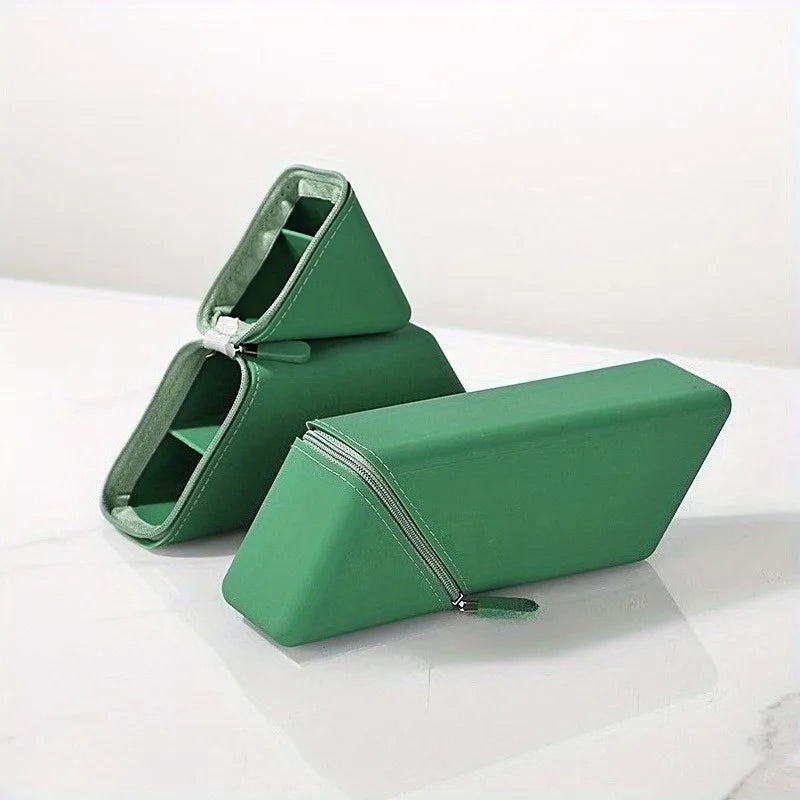 Foldable Silicone Pen Holder Expandable Pencil Cup Desk Organizer Large Capacity