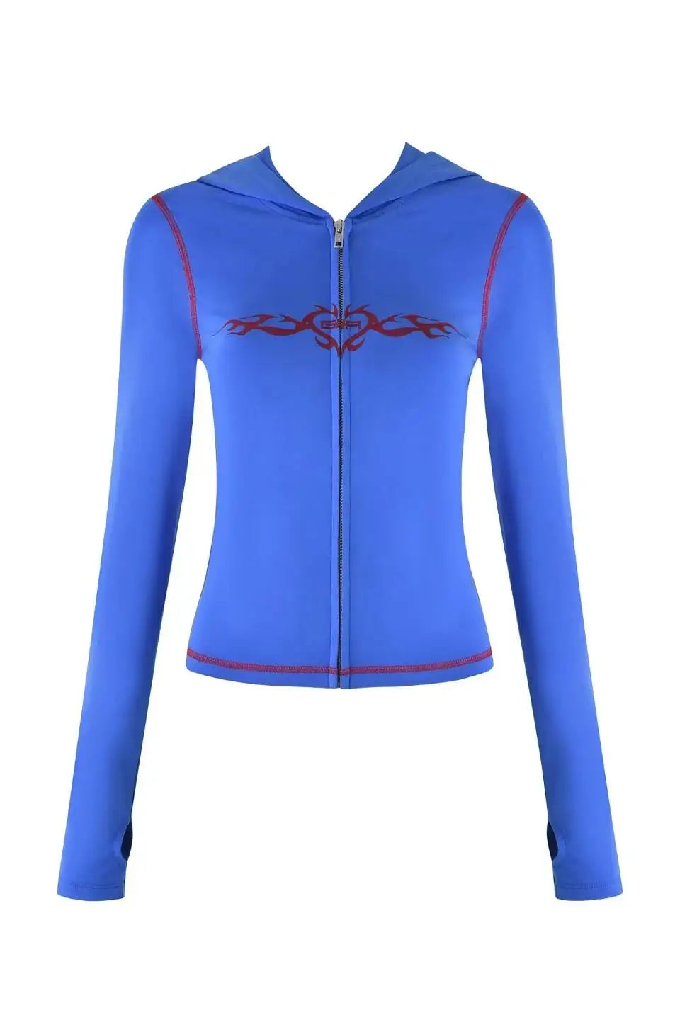 Women Zip Up Long Sleeve Spring Top with Low Waist Flared Pants Two Piece Outfit
