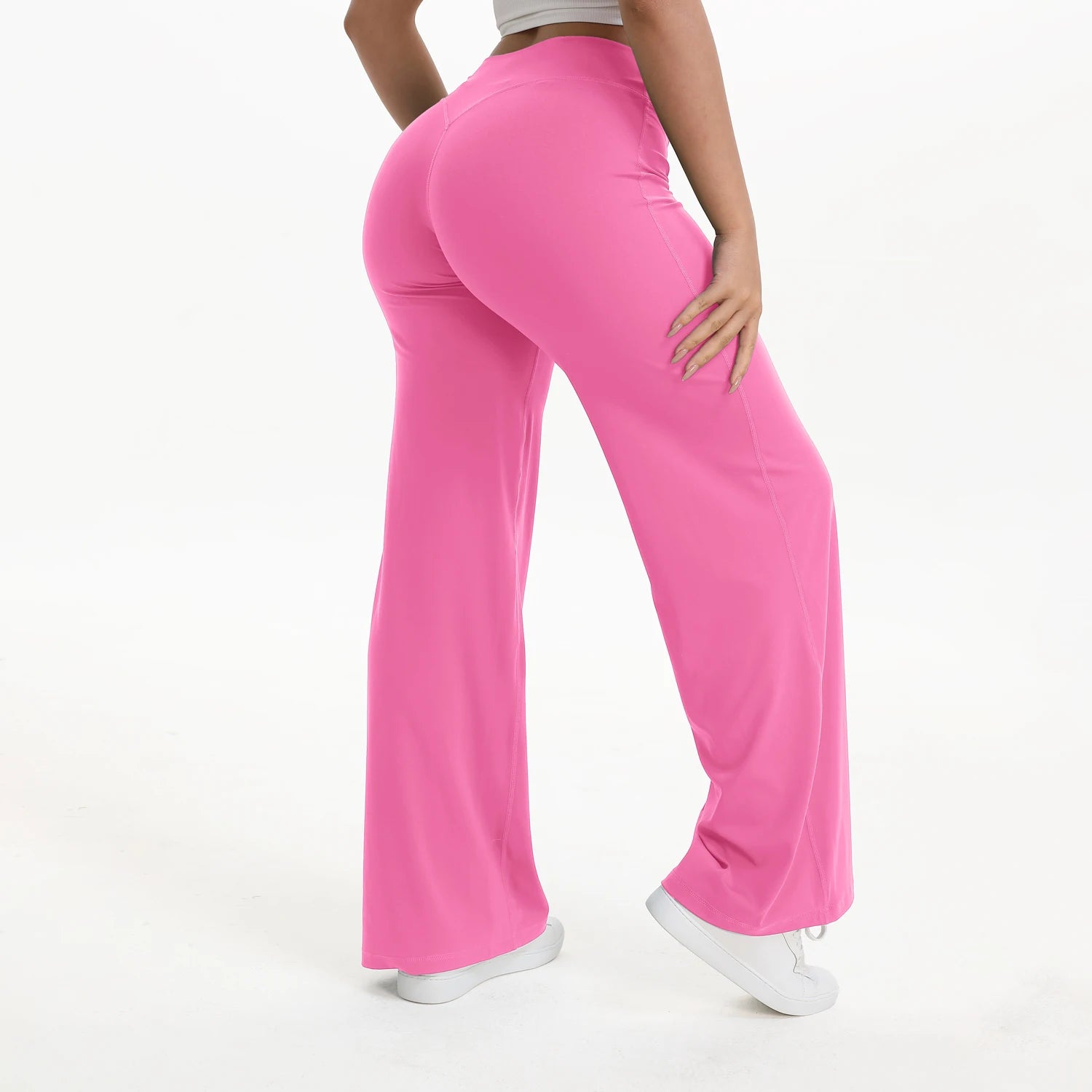 Flare Yoga Pants Women High Waist Bootcut Gym Leggings Fitness Trousers