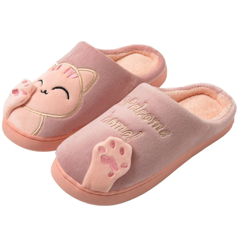 Cow Milk Fuzzy Slippers Women Winter Plush Soft Cozy Cartoon House Bedroom Shoes