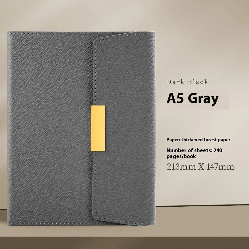 PU Leather Notebook Diary Thickened Retro Travel Journal High End