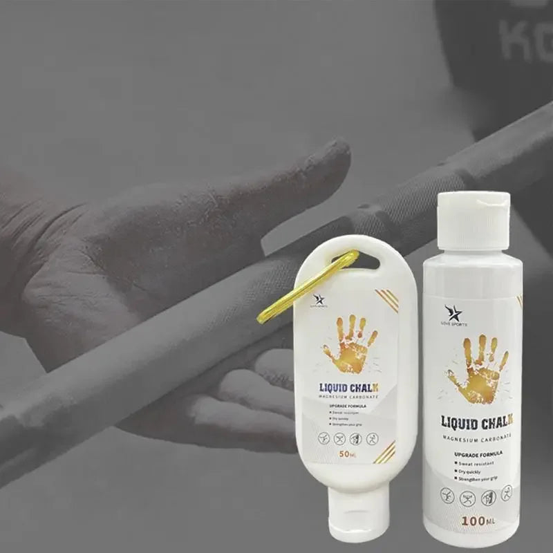 Liquid Chalk Grip Cream Anti Slip Weight Lifting Climbing Gym Sports Magnesium 50–200ml
