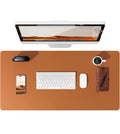 Large PU Leather Desk Mat Mouse Pad Non Slip Office Laptop Desk Protector