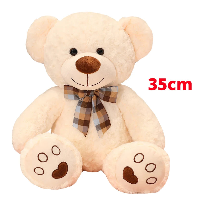 Teddy Bear Plush Pillow 25cm 35cm Soft Stuffed Animal Gift