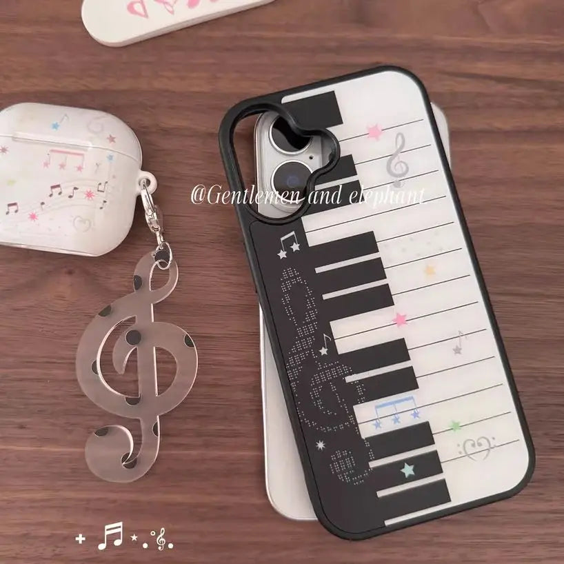 Piano Key Notes Creative Cute iPhone Case