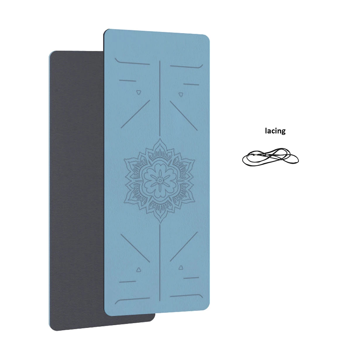 Eco Friendly Anti Slip Yoga Mat Pilates Fitness Exercise Mat