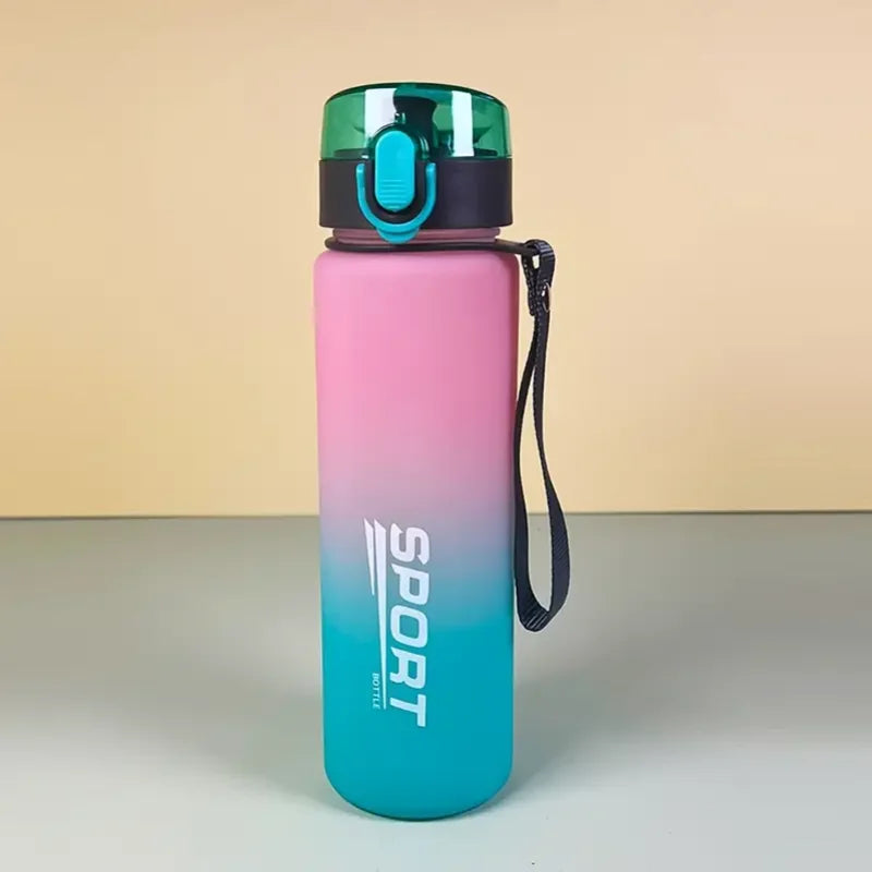 BPA Free Leakproof Water Bottle 400ml 560ml Portable Sports Bottle Gym Hiking Drinking Bottle