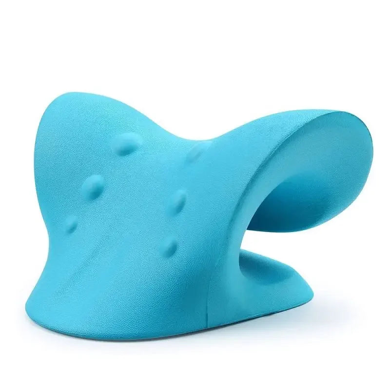 Neck Stretcher Cervical Traction Device Neck Pain Relief Pillow Spine Alignment Relaxer Shoulder Massage Support