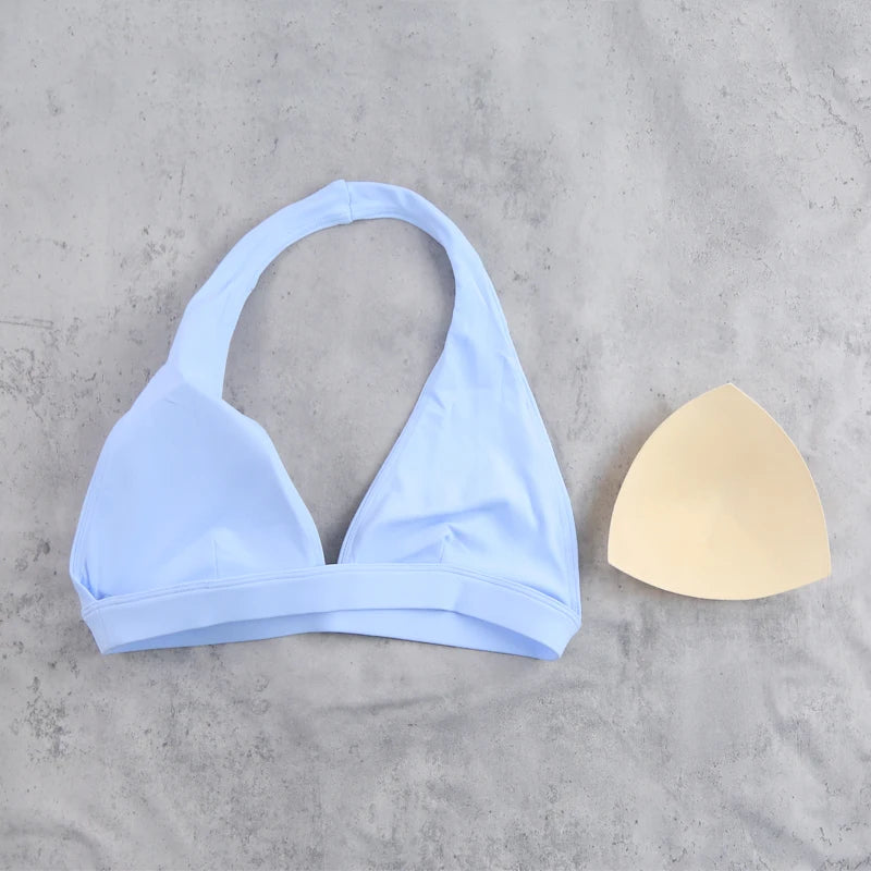 Neck Hanging Yoga Sports Bra Women Breathable Running Fitness Cycling Bra