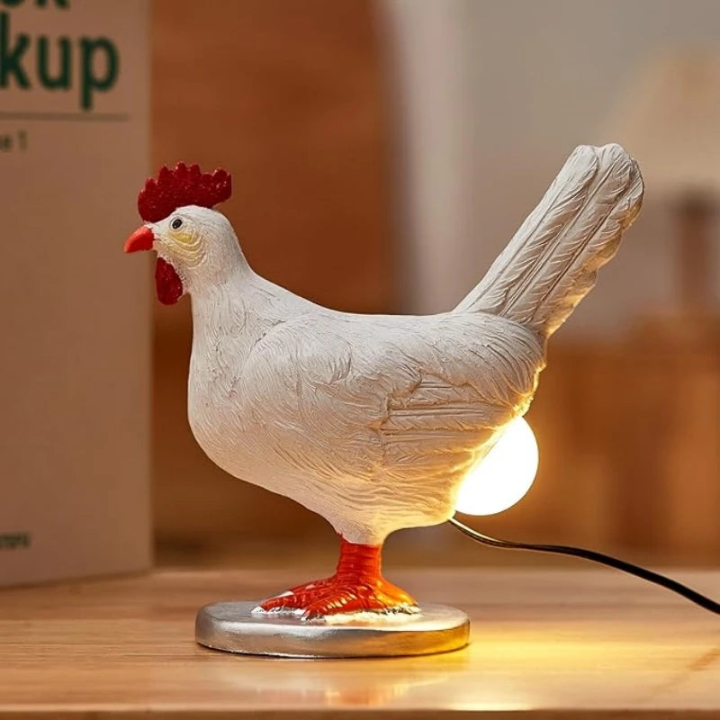 Funny Chicken Animal Easter Night Light Cartoon Chick Decorative Lamp Home Party Ornament Night Light