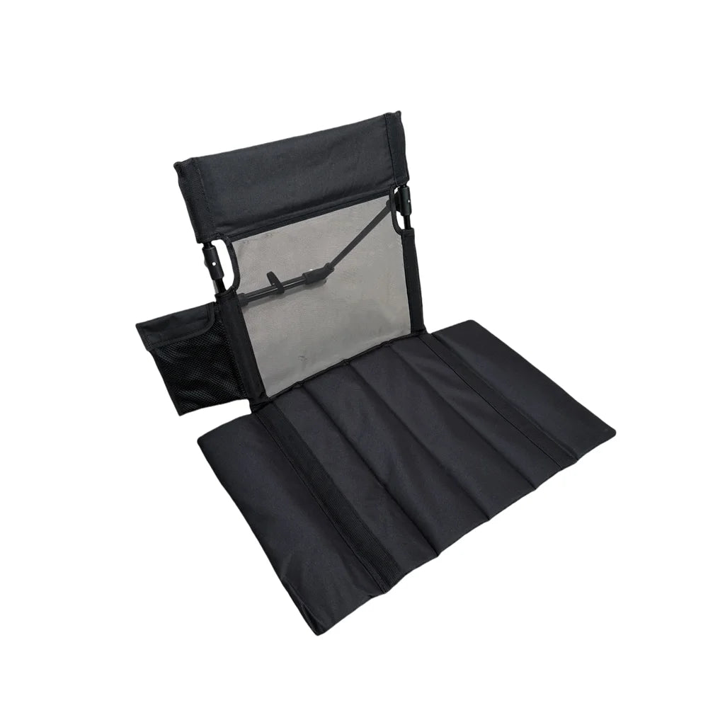Foldable Camping Floor Chair Oxford Cloth Backrest Cushion