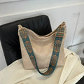 Vintage PU Leather Bucket Bag Large Capacity Shoulder Crossbody Handbag