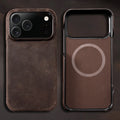 Genuine Pull Up Leather MagSafe iPhone Case