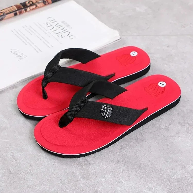Men Flip Flops Summer Beach Sandals Anti Slip Casual Outdoor Slippers Lightweight Comfortable Thong Slides