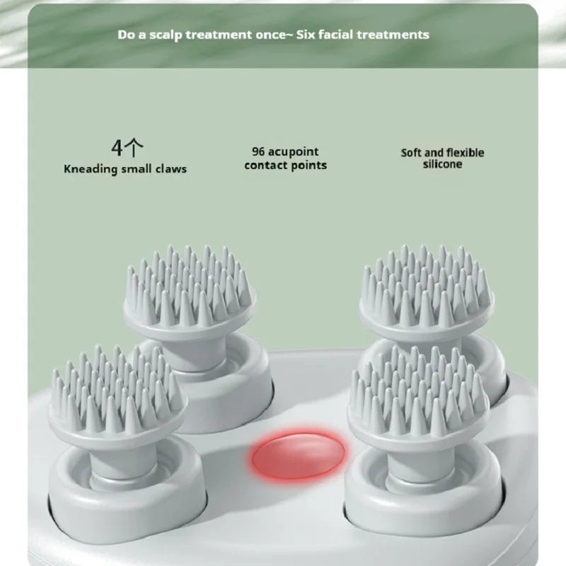 Waterproof Electric Scalp Massager Portable Head Massage Tool