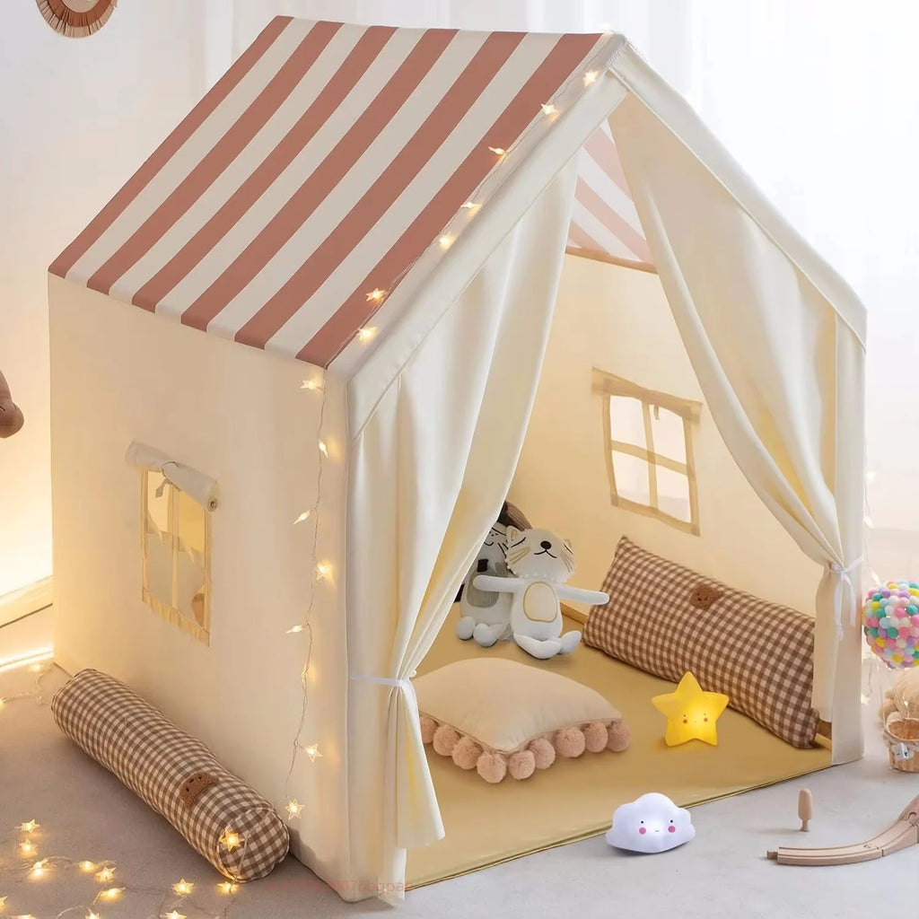 Kids Indoor Outdoor Play Tent Large Playhouse Tent