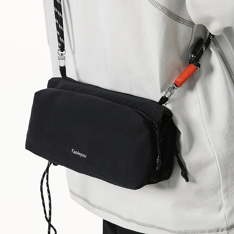Lightweight Outdoor Crossbody Backpack Multi Layer Unisex Hiking Bag
