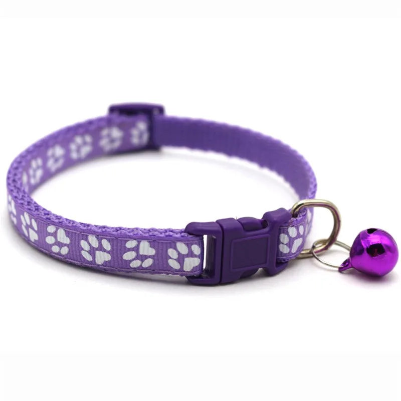 Rainbow Flower Cat Collar with Bell Adjustable Cute Lace Collar for Cats and Puppies