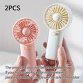 Mini Portable Handheld Fan – Rechargeable Pocket Fan, Lightweight & Low Noise Cooling Fan