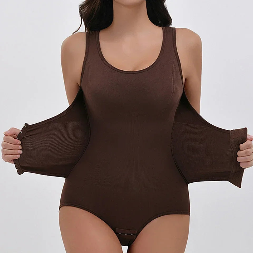 Women’s Zipper Shapewear Bodysuit Tummy Control Waist Trainer