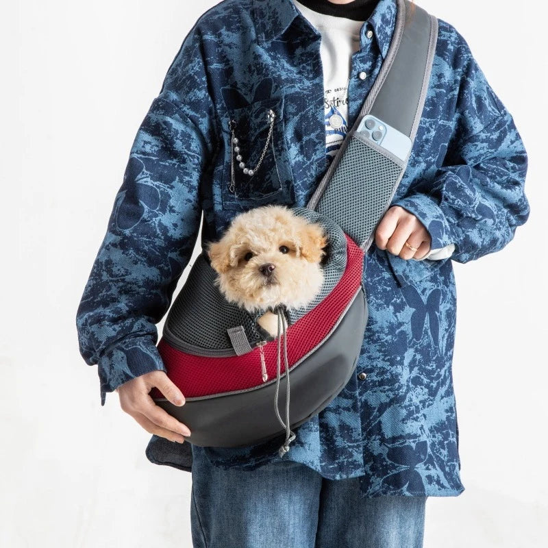 Pet Carrier Backpack Mesh Breathable Travel Bag for Cats and Small Dogs