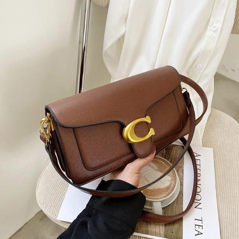 Women Small Square Crossbody Bag Double Strap Underarm Shoulder Purse Stylish Handbag