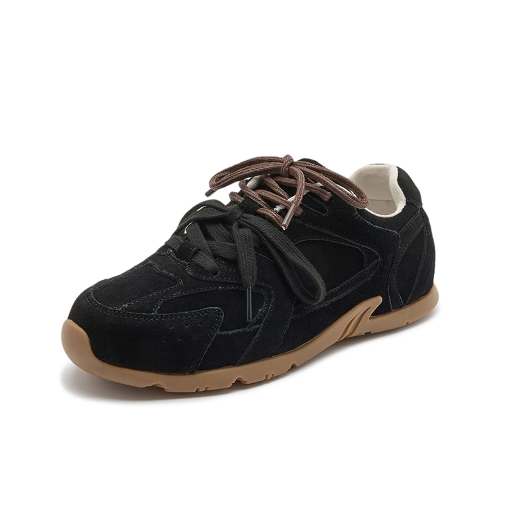 Women Genuine Leather Sneakers Non Slip Training Running Shoes 2026
