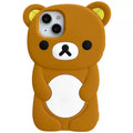 Rilakkuma Bear Silicone Soft iPhone Case