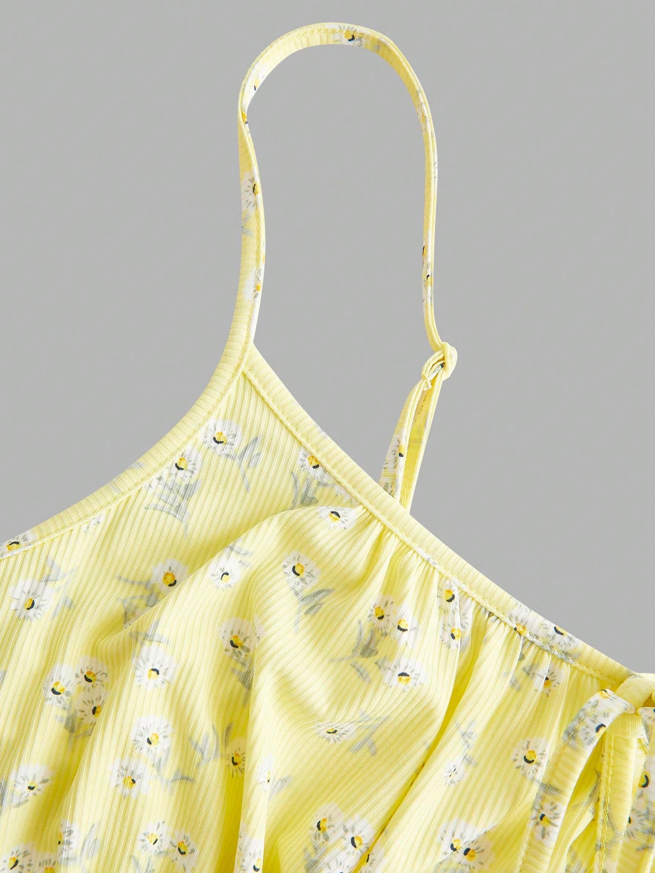 Women’s Floral Sleeveless Spaghetti Strap Camisole Dress