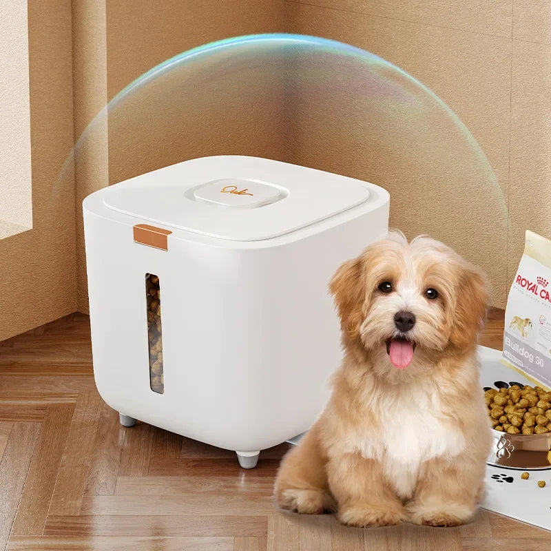 Pet Food Storage Barrel Airtight Moisture Proof Cat Dog Food Container