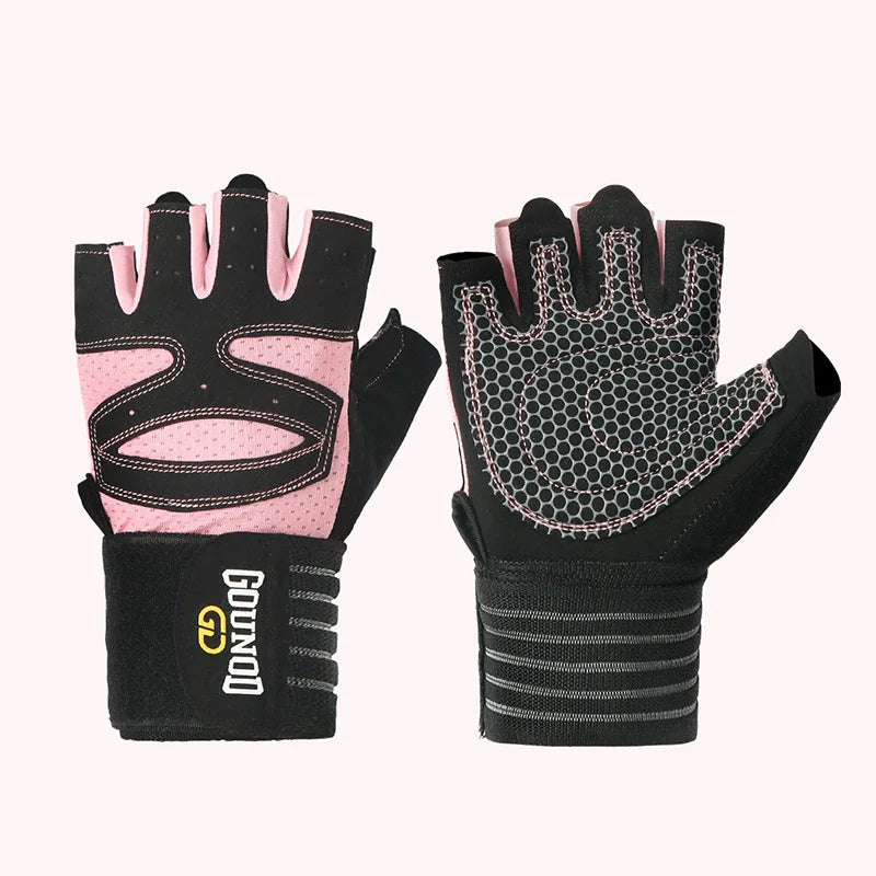 Weightlifting Gloves Wrist Support Anti Slip Gym Gloves