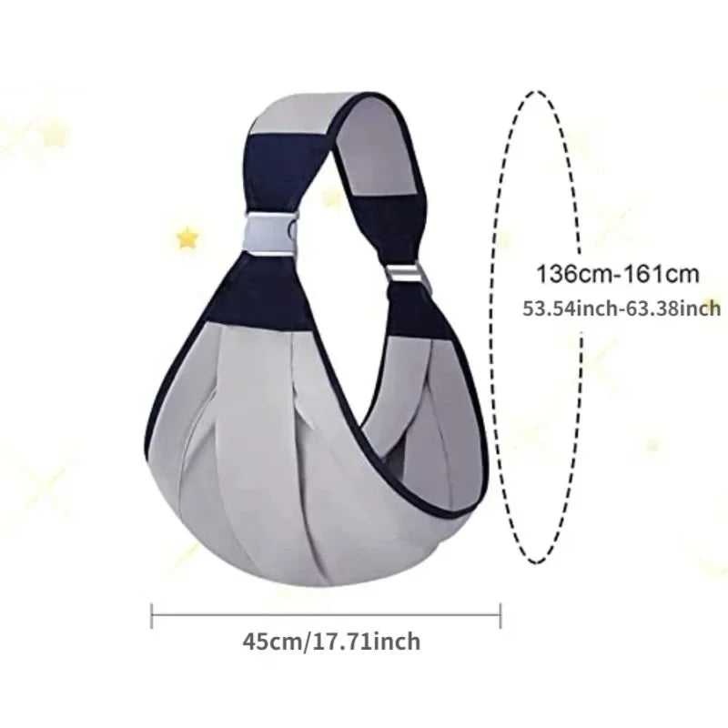Baby Carrier Ring Sling Ergonomic Wrap for Newborn and Toddler Easy Carry